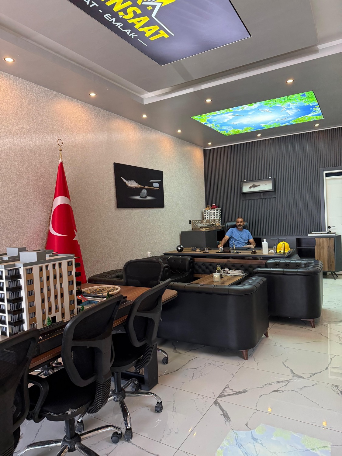 Emin İnşaat — Adana merkez ofis iç mekan